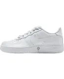 NIKE NIKE Skateboarding Shoes for Women And Older Children, Air Force 1 Sneakers, AIR FORCE 1 Sports Shoes, DH2920-111 White, Size 37.5