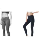 Li-Ning (LI-NING) Yoga Pants for Women, Autumn And Winter Wear, Shark Pants, Sports Running Pilates Fitness Pants, Tight-Fitting High-Elasticity Yoga Long Pants, Size M