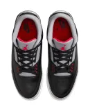 NIKE Men's Casual Shoes, Jordan AJ3 JORDAN 3 OG Sneakers, DN3707-010 Black Cement, Size 42.5