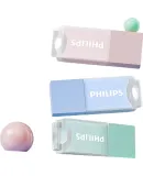 PHILIPS (PHILIPS) 32GB USB2.0 Flash Drive, 10UA-B, Micro Blue, Cute Creative Computer USB Drive, Business Office Student USB Drive
