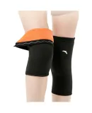 ANTA Knee Pads, Warm, for Cold Legs And Joint Injuries, Suitable for Men And Women, Heat-Generating, Cold-Proof, Extended Fleece, for Middle-Aged And Elderly, Black, XL Size