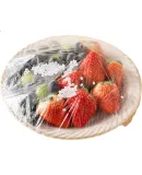 JD Original Food Storage Covers, Plastic Wrap Set, Disposable Elastic Drawstring Bags for Various Bowl Sizes [110 Pieces]