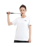 Li-Ning Women's Summer Sports Set, Short-Sleeve Shorts, Running Quick-Dry Shirt, Ice Silk T-Shirt, Fitness Training Yoga Wear, Lightweight