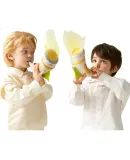 Babycare Voice-Changing Mini Trumpet, Musical Instrument, Baby Harmonica, Children's Birthday Gift - White