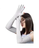 XTEP Ice Silk Cooling Arm Sleeves for Men And Women, Thin Summer UV Protection Outdoor Cooling Arm Guards for Driving And Cycling, Gray