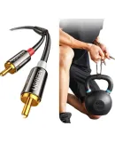 UGREEN 3.5mm Audio Cable Splitter, 3.5mm to Dual RCA, Male to Male Connection Cable for Phone, Computer, TV, Speakers, Amplifier Adapter, 1 Meter, 10749