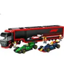 LEGO City Series 60445 Truck And Red Bull Racing Aston Martin Boys' Toy, Children's Birthday Gift