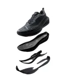 XTEP XTEP Integrated One-Piece Second-Generation Men's Running Shoes, Sports Shoes with Breathable Mesh Upper, Lightweight Shock-Absorbing Wear-Resistant Training Running Shoes