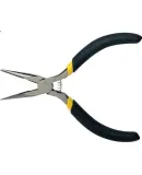 STANLEY Black Handle Mini Needle-Nose Pliers, Wire Cutters, Gripping Tool, Wire Cutter, 5 Inches, 84-119