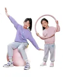 361° Children's Sweatshirt, Spring And Autumn, for Boys And Girls Aged 3-14, Versatile School Sports Pullover Hoodie, Purple, Size 165