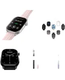 PHILIPS Smart Watch, Business Meeting Recorder, Multifunctional Watch, Real-Time Transcription And Translation APP, Message Push Notification, Bluetooth Calling Watch, One-Button Recording Watch VTR5208