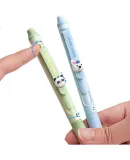 Kabaxiong Erasable Gel Pen, Black, Soft Grip, Retractable, ST Thermal-Sensitive Erasable, 0.5mm, Specially for Primary School Students, Space Adventure