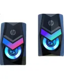 HP 6000 Computer Speakers Mini Speakers for Home Desktop Laptop Wired Multimedia Subwoofer Colorful Gaming Speakers for Playing Black Myth: Wukong