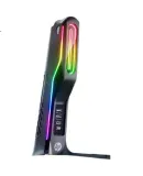 HP Headphone Stand Expansion Dock, Over-Ear Headphone Stand with RGB Ambient Light, USB Expansion, Laptop Expansion Dock for Gaming Desk Setup, Breakthrough Black