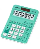 Casio (CASIO) MX-12B Elementary School Calculator for Fourth, Fifth, And Sixth Graders, Small Silent Model, Cute Computer, Solar-Powered Dual Power Supply, Mint Gree