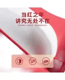 LEE Red Men's Underwear, Pure Cotton, 7A Antibacterial Breathable Boxer Briefs, Large Size Men's Shorts