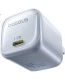 Baseus Dual-Core Charger, Apple 17 Charger PD45W Compatible with 40W GaN Fast Charging Head, IPhone17/16/15ProMax/Air Phone And IPad Charging Adapter, Titanium Original Color