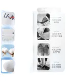 Li-Ning (LI-NING) Socks for Men And Women (1 Pair), Cotton Socks for All Seasons, Sweat-Absorbing, Running, Antibacterial, Breathable, White Lifestyle Socks