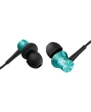 1MORE E1009 Stylish Piston Earphones Wired In-Ear Headphones with Heavy Bass, In-Line Control, Microphone for Calls, Karaoke, Gaming, Compatible with Mobile Phones and Computers, Silver