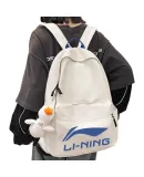 Li-Ning Backpack, School Bag, Sports Backpack, Large Capacity, Unisex Style for Students, Fashionable Basketball Travel Laptop Backpack