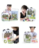 AoZhiJia Children's Toy, for Girls Aged 3-6, Birthday Gift, Claw Machine, Pretend Play, Oversized Plush Doll Grabber, Capsule Toy Machine