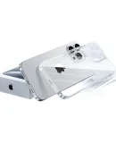 Baseus [Transparent Soft Case] Compatible with IPhone 16 Phone Case, IPhone 16 Protective Cover, Ultra-Thin Shockproof Soft Case, Silicone Lens Full Protection, Simple Transparent Design for Men And Wome