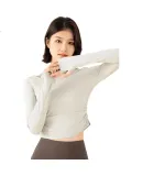 361° Yoga Top for Women, 2024 New Long-Sleeve Fitness Wear, Autumn And Winter High-End Pilates Sports Top for Wome