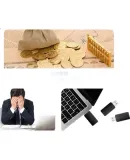 Lenovo (Lenovo) 8GB USB2.0 Bid USB Flash Drive SS160, Professional Bidding Pen Drive for Company And Enterprise, Black