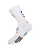 Under Armour Basketball Socks (3-Pack), Running Badminton Sports Socks for Men And Women, Sweat-Absorbing All-Season Cotton Socks, Combination Colors, Size M