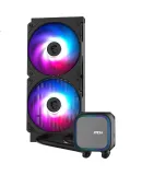 MSI (MSI) CORELIQUID A13 240 Black All-In CPU Liquid Cooler, Multi-Platform Mounting Brackets, ARGB Support, High-Performance Water Pump, Pre-Coated with AD90 Thermal Paste