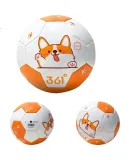 361° Children's Soccer Ball for Ages 3-6, Small Leather Ball, Children's Toy Ball, Bouncy Ball, Size 3 Baby Football, Recommended for Kindergarte