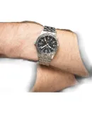 SEIKO Imported Mechanical Watch, Sports Waterproof Men's Automatic Mechanical Watch with Steel Strap, Birthday Gift SSK023K1