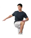 361° Men's Short-Sleeve T-Shirt, Spring And Summer Quick-Dry Shirt, Loose-Fitting Athletic Running Fitness Training Casual Wear 652524101-7