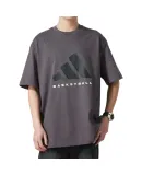 Adidas, Unisex Couple Style, Fashionable Chapter Comfortable Sports Casual Short-Sleeve T-Shirt, Size S