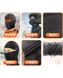 XTEP Cycling Face Mask, Warm Balaclava, Face Protection, Outdoor Motorcycle Electric Bike Full-Face Fleece Windproof, Winter Ski Neck Gaiter