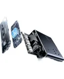 UGREEN S6 [Compatible with IPhone 17], Desktop Charging Station Power Strip, USB Socket, Gallium Nitride 30W Fast Charger, Multifunctional Socket, Dormitory Portable Magic Box, 8 Outlets with Master Control, 1.5 Meters