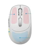 HP S1500 Pro Wireless Mouse, Ergonomic Office Quiet Gaming Portable, for Desktop And Laptop Computers, White
