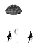JINBEI (JINBEI) KE100/150cm Quick-Install Octagonal Softbox for Photography And Video Shooting, Portable Easy-To Studio Equipment, Lighting Accessory KE-100 Octagonal [Single Grid]