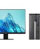 Acer X2270 Commercial Office Desktop Computer (12th Gen Core I3 N305-16GB 512GB Win11) with 24.5-Inch Monitor
