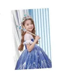 Disney Frozen Elsa Princess Crown Magic Wand Hair Accessory Children's Toy Elsa for Girls Aged 3-6 Birthday Gift