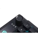 HP K500F Mechanical Feel Wired Keyboard with Silent Multi-function Knob for Office Gaming Desktop Laptop Universal Black 98 Keys