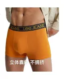 LEE Men's Underwear, Pure Cotton, Loose-Fitting, Large Size, Boxer Briefs, Antibacterial, Four-Corner Shorts, for Men, 2-Pack