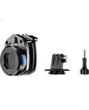 SUREWO Action Camera Motorcycle Windshield Clamp, Magnetic Mount Compatible with GoPro DJI Action5pro/6/4, Fixed Bracket Accessory, Nano Aluminum Alloy Riding Clip