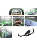 UGREEN Type-C 3.2 Adapter Docking Station for Gaming, Audio Headphones Adapter with Gigabit Ethernet Port And 4K HD, Compatible with Apple IPad, Huawei, And Android Phones