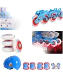 Disney Roller Skates for Boys, Professional Inline Skates for Beginners, Light-Up Skating Set