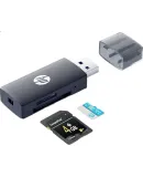 HP Memory Card Reader, SD/TF Card Internal Transfer, 3.0 High-Speed Transmission, Suitable for Phones, Computers, Tablets, IPad, Dash Cams, And Surveillance