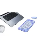 Logitech POP ICON COMBO Wireless Keyboard And Mouse Combo Set with Dual-Mode Connection, Customizable Buttons, Three-Device Pairing, Black