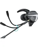 HP DHH-3113 Wired Gaming Headset with In-Ear Microphone, Smart Noise Cancellation Mic for Mobile Phones And Computers, E-Sports Deep Bass Gaming Headphones for PUBG And Music, White