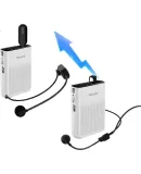 PHILIPS SBM119, 2.4g Wireless Microphone, Headset-Style, for Teachers' Classes, Small Bee Amplifier, Earpiece, Outdoor Bluetooth Speaker, Microphone