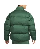 NIKE down Jacket for Men, Short Stand Collar, Winter Warmth, CLUB Puffer Coat, FZ5029-323 Green, XL